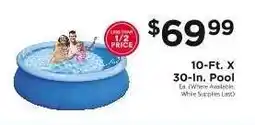ShopRite 10-Ft. X 30-In. Pool offer