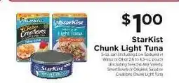 ShopRite Starkist Chunk Light Tuna offer
