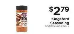 ShopRite Kingsford Seasoning offer