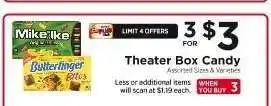 ShopRite Theater Box Candy offer