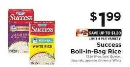 ShopRite Success Boil-In-Bag Rice offer