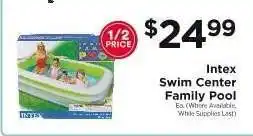 ShopRite Intex Swim Center Family Pool offer