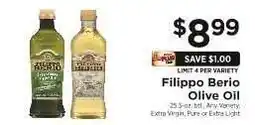 ShopRite Filippo Berio Olive Oil offer