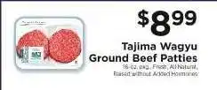 ShopRite Tajima Wagyu Ground Beef Patties offer