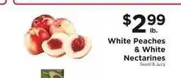 ShopRite white Peaches & white Nectarines offer