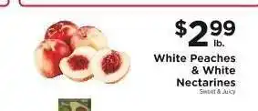 ShopRite white Peaches & white Nectarines offer