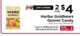 ShopRite Haribo Goldbears Gummi Candy offer