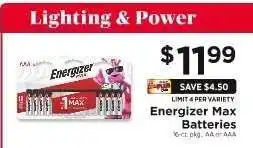 ShopRite Energizer Max Batteries offer