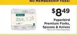ShopRite Paperbird Premium Forks, Spoons & Knives offer