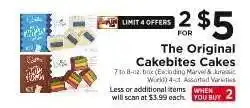 ShopRite The Original Cakebites Cakes offer