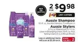 ShopRite Aussie Shampoo or Aussie Stylers offer