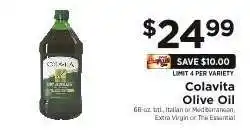 ShopRite Colavita Olive Oil offer