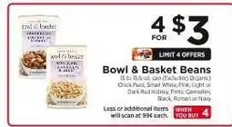 ShopRite Bowl & Basket Beans offer
