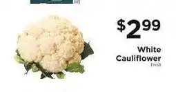 ShopRite White Cauliflower offer