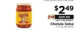 ShopRite Cholula Salsa offer