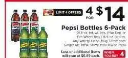 ShopRite Pepsi Bottles 6-Pack offer