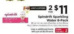 ShopRite Spindrift Sparkling Water 8-Pack offer