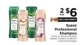 ShopRite Suave Professional Shampoo offer