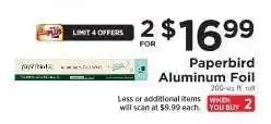 ShopRite Paperbird Aluminum Foil offer