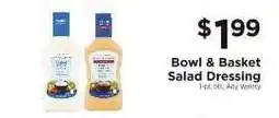 ShopRite Bowl & Basket Salad Dressing offer