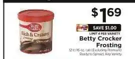 ShopRite Betty Crocker Frosting offer
