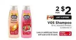 ShopRite VO5 Shampoo offer