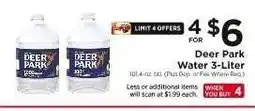ShopRite Deer Park Water 3-Liter offer