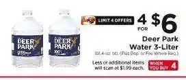 ShopRite Deer Park Water 3-Liter offer