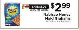 ShopRite Nabisco Honey Maid Grahams offer