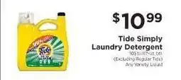 ShopRite Tide Simply Laundry Detergent offer