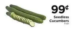 ShopRite Seedless Cucumbers offer