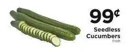 ShopRite Seedless Cucumbers offer