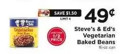 ShopRite Steve's & Ed's Vegetarian Baked Beans offer