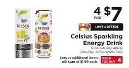 ShopRite Celsius Sparkling Energy Drink offer