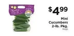 ShopRite Mini Cucumbers offer