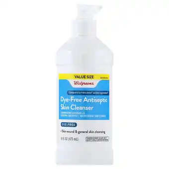 Walgreens Dye-Free Antiseptic Skin Cleanser offer