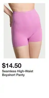 Victoria's Secret Seamless High-Waist Boyshort Panty offer