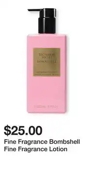 Victoria's Secret Fine Fragrance Bombshell Fine Fragrance Lotion offer