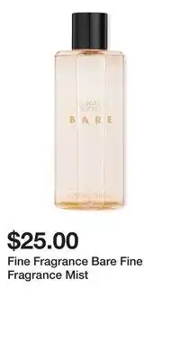 Victoria's Secret Fine Fragrance Bare Fine Fragrance Mist offer