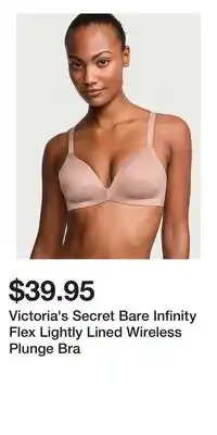 Victoria's Secret Victoria's Secret Bare Infinity Flex Lightly Lined Wireless Plunge Bra offer