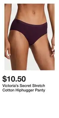 Victoria's Secret Victoria's Secret Stretch Cotton Hiphugger Panty offer