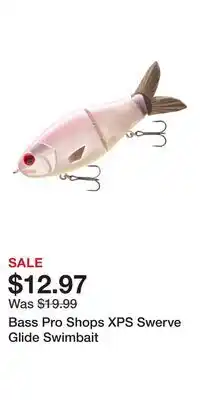 Cabela's Bass Pro Shops XPS Swerve Glide Swimbait offer