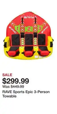 Cabela's RAVE Sports Epic 3-Person Towable offer