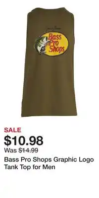 Cabela's Bass Pro Shops Graphic Logo Tank Top for Men offer