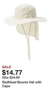 Cabela's RedHead Boonie Hat with Cape offer