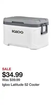 Cabela's Igloo Latitude 52 Cooler offer