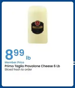 Albertsons Primo Taglio Provolone Cheese 6 Lb offer