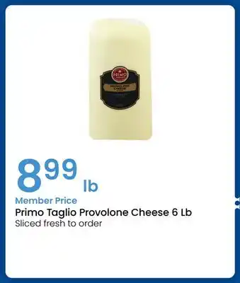 Albertsons Primo Taglio Provolone Cheese 6 Lb offer