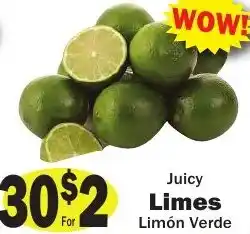 Sellers Bros Juicy limes offer