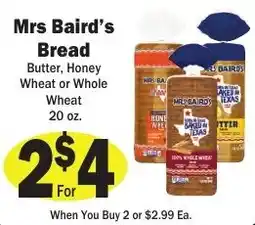 Sellers Bros Mrs baird's bread offer